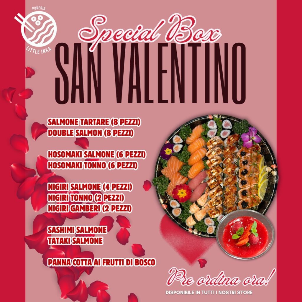 sushi set san valentino